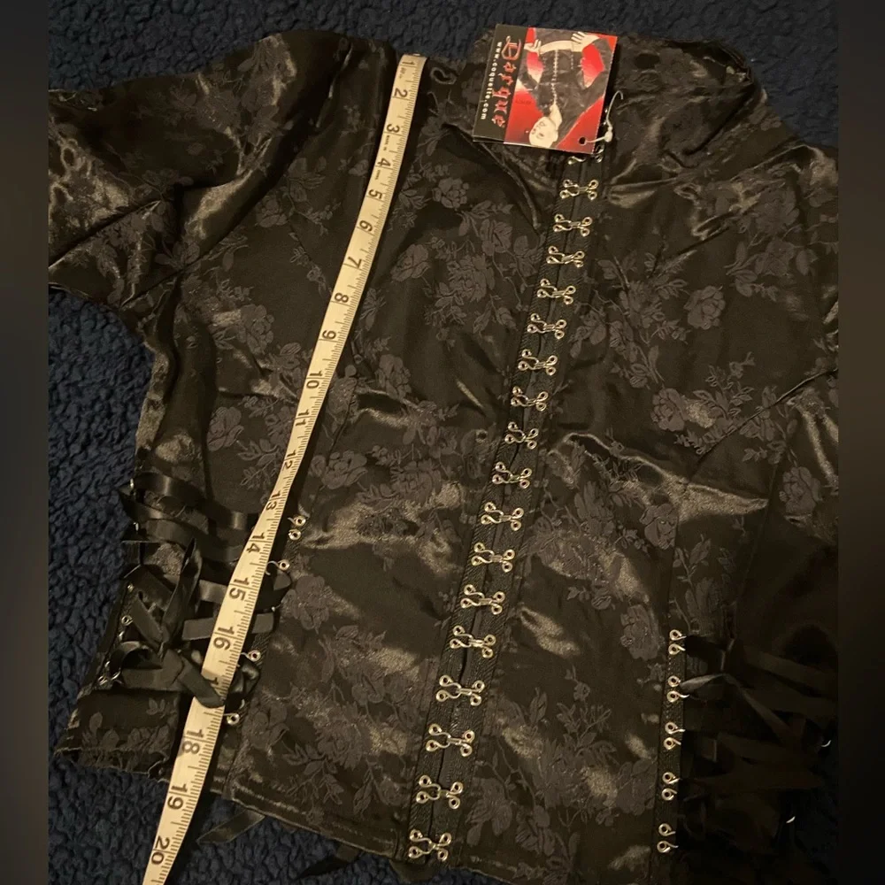 Coquette black Brocade jacket Medium NWT - Picture 11 of 14